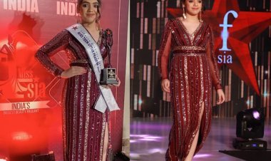 Ananya Sharma from agra won the title crown of 'Miss Forever Teen 2022' in a national level beauty pageant at Jaipur