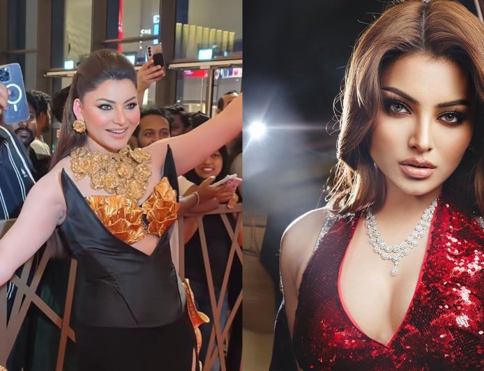 Urvashi Shines, Laughs Off Phone Snatch at SIIMA 2025